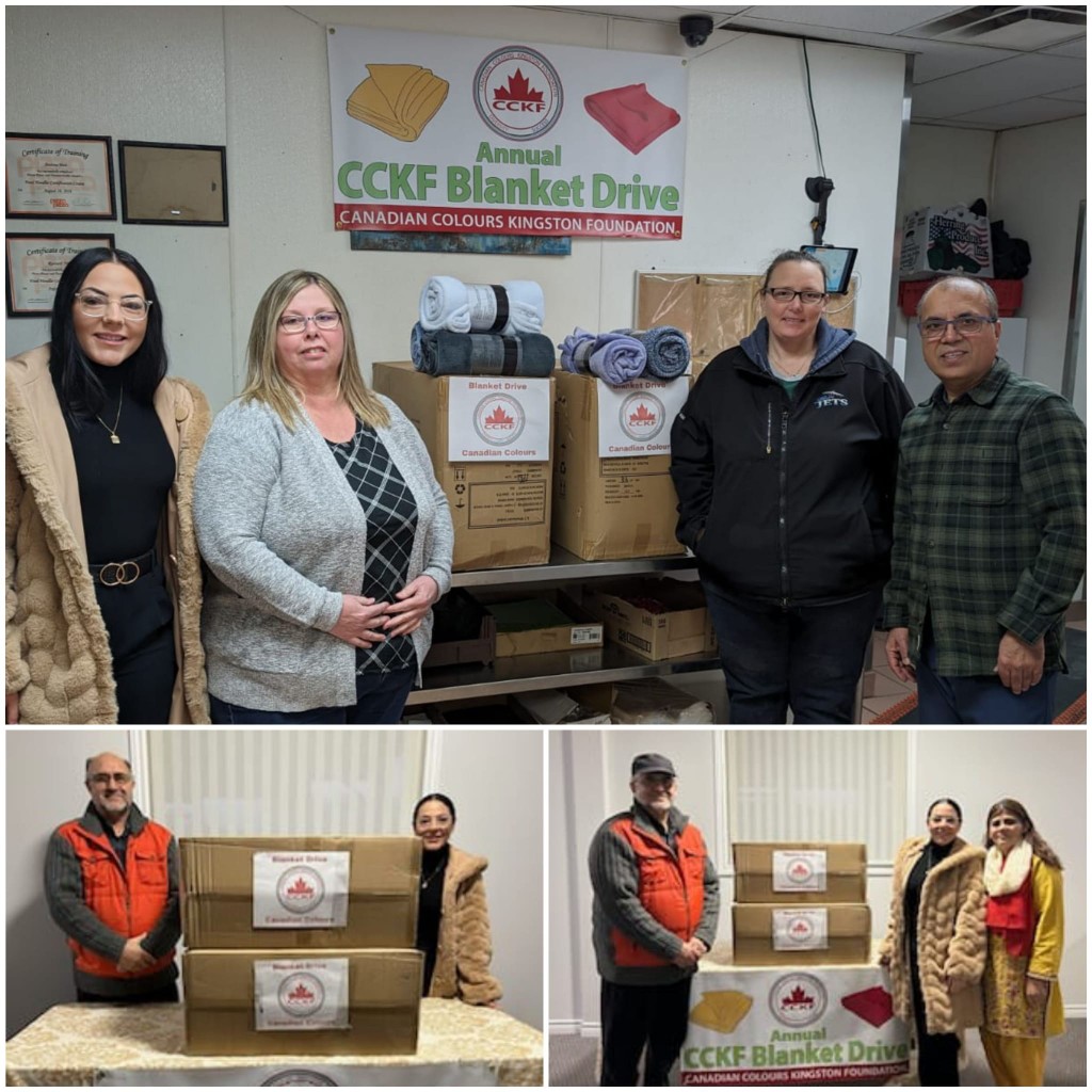Jimmy Hassan at the Annual CCKF Blanket Drive