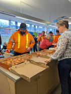 Support lunch for local city workers